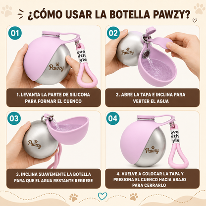 Botella Portátil Para Perros