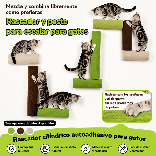 2 Rascadores para Gatos Autoadhesivo